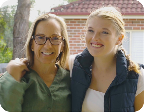 Julie and her daughter Tracey